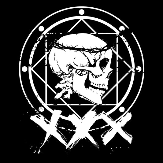Digital Art Print - XXX Skull